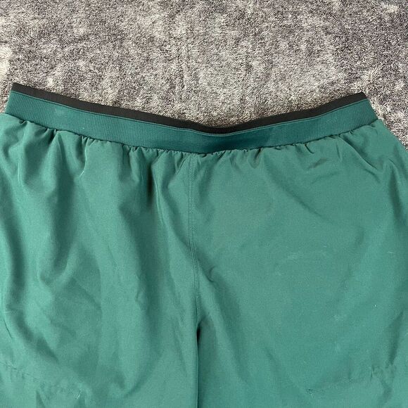 Fabletics The Fundamental II Short Men's XXL 7" Inseam Green Unlined Running - Picture 2 of 11
